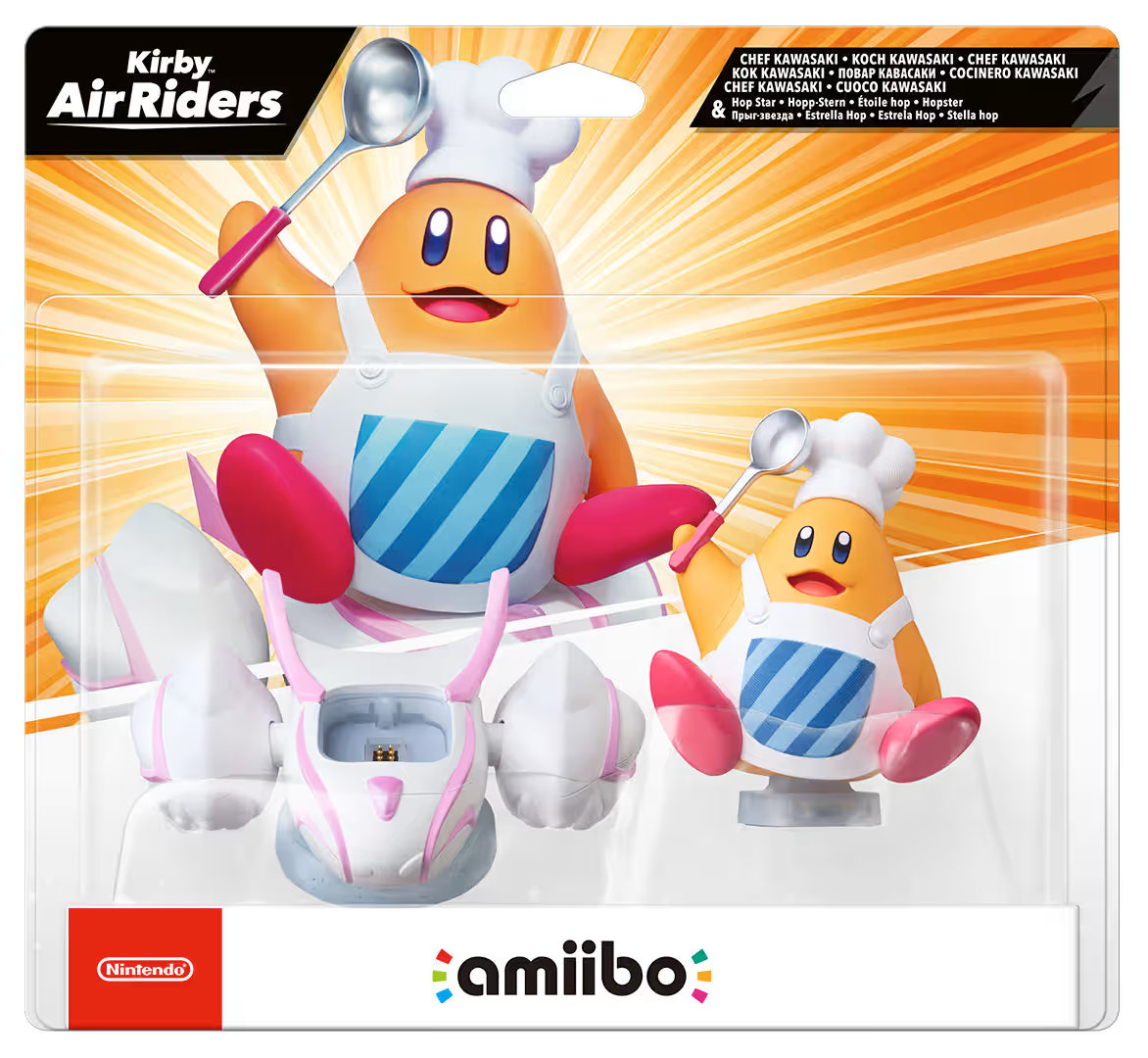 Amiibo Kirby Air Riders: Chief Kawasaki and Star Hop