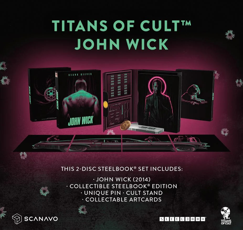 John Wick - Titans Of Cult Limited Edition (Steelbook 4K Ultra HD + BD)
