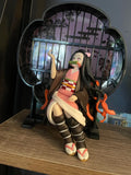 Anime Demon Slayer Resolution Nezuko Layer Scape Figure - (20cm)