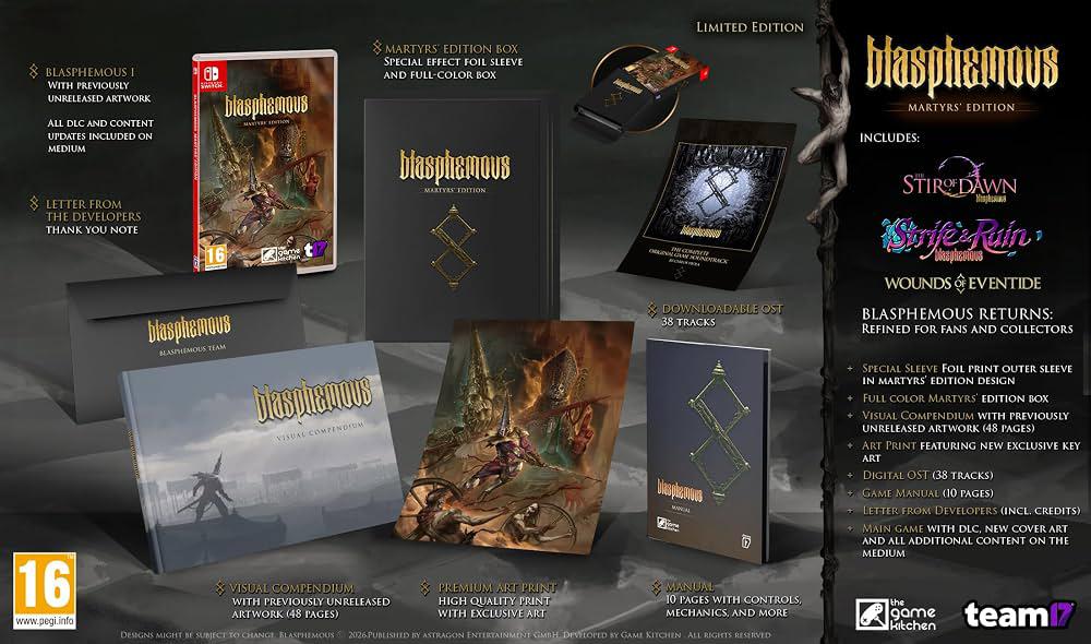 [Pre-Order] Blasphemous: Martyr's Limited Edition R2 (NS)