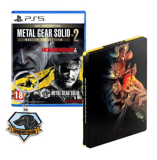 [Pre-Order] [PS5] Metal Gear Solid Master Collection Vol.2 – Day One Edition with SteelBook + Gift Keychain R2