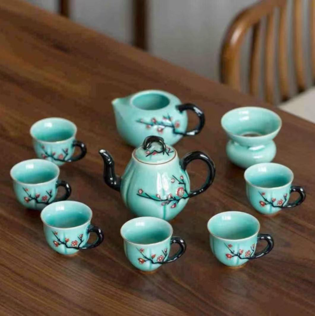 Asian Traditional Teapot 10pcs/set 7