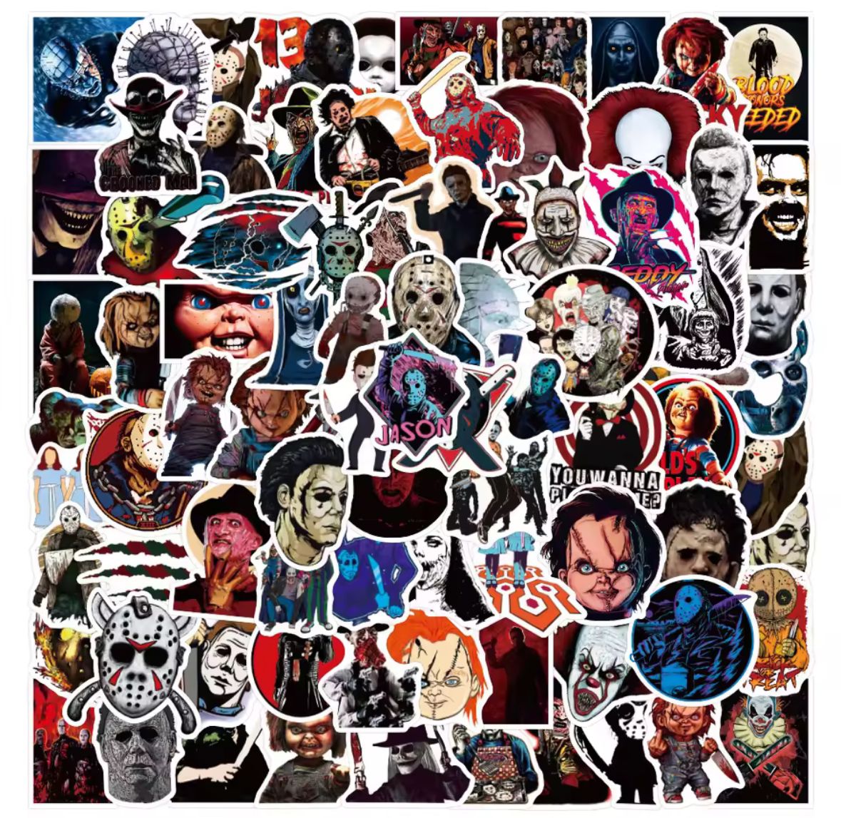 Horror Movies Slayer Sticker (50 pieces)