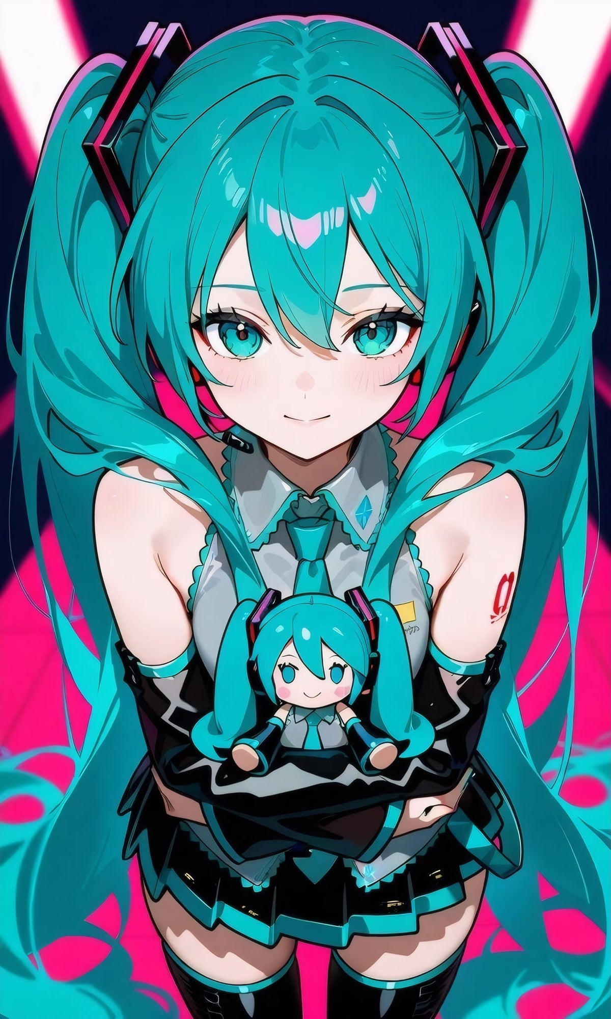 Anime Hatsune Miku Acrylic Magnet (8.5x6cm)