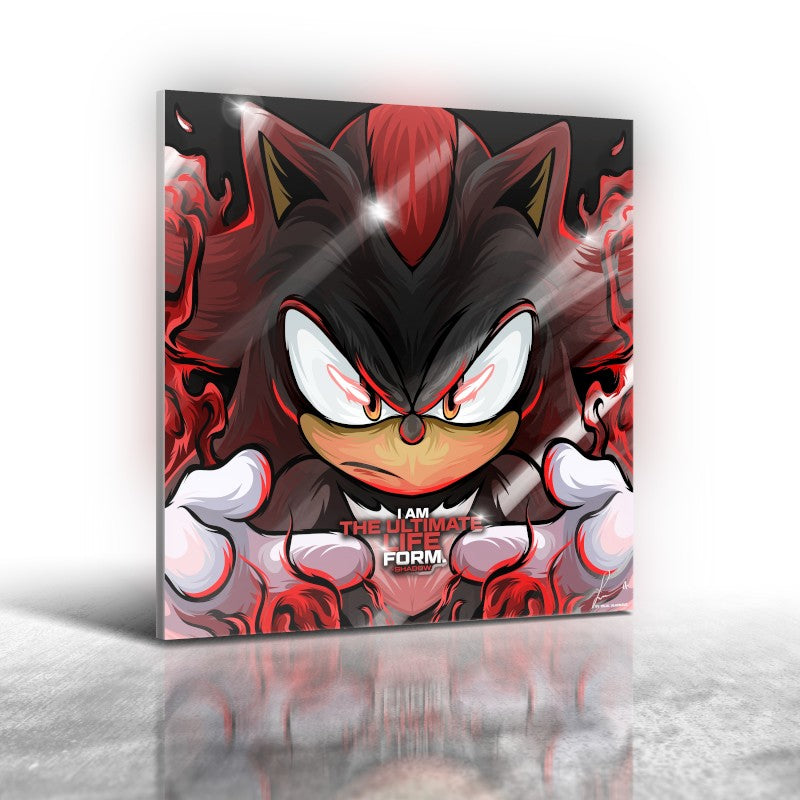 Sonic The Hedgehog - Shadow Frameless Art Painting (30*30 cm)