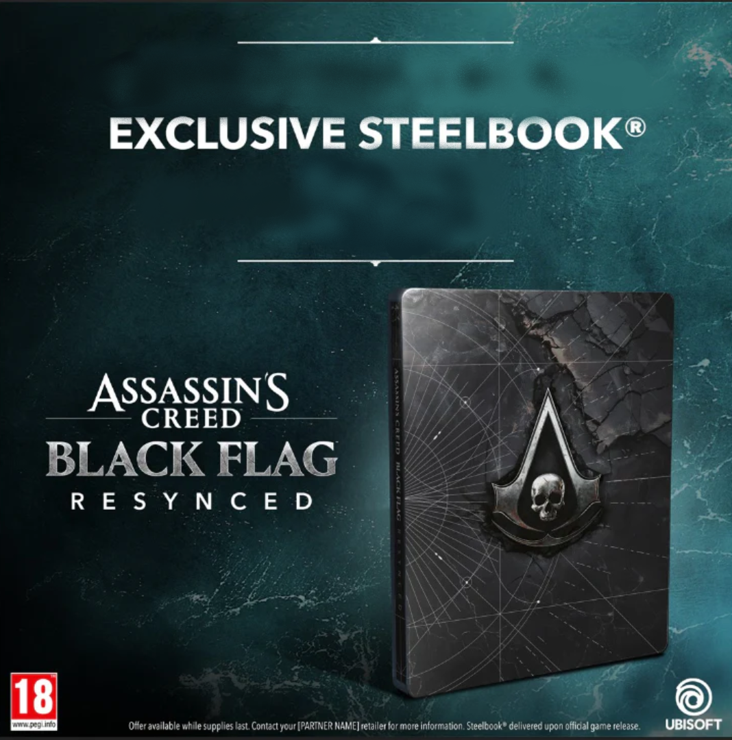 [PS5] Assassin's Creed Black Flag Official Steelbook (no game)
