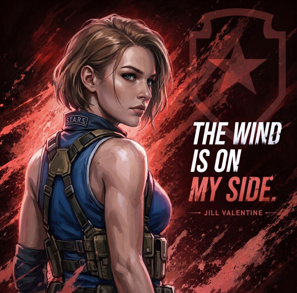 [Horror] Resident EvilJill Valentine Frameless Art Painting on Acrylic Sheet (30x30cm)