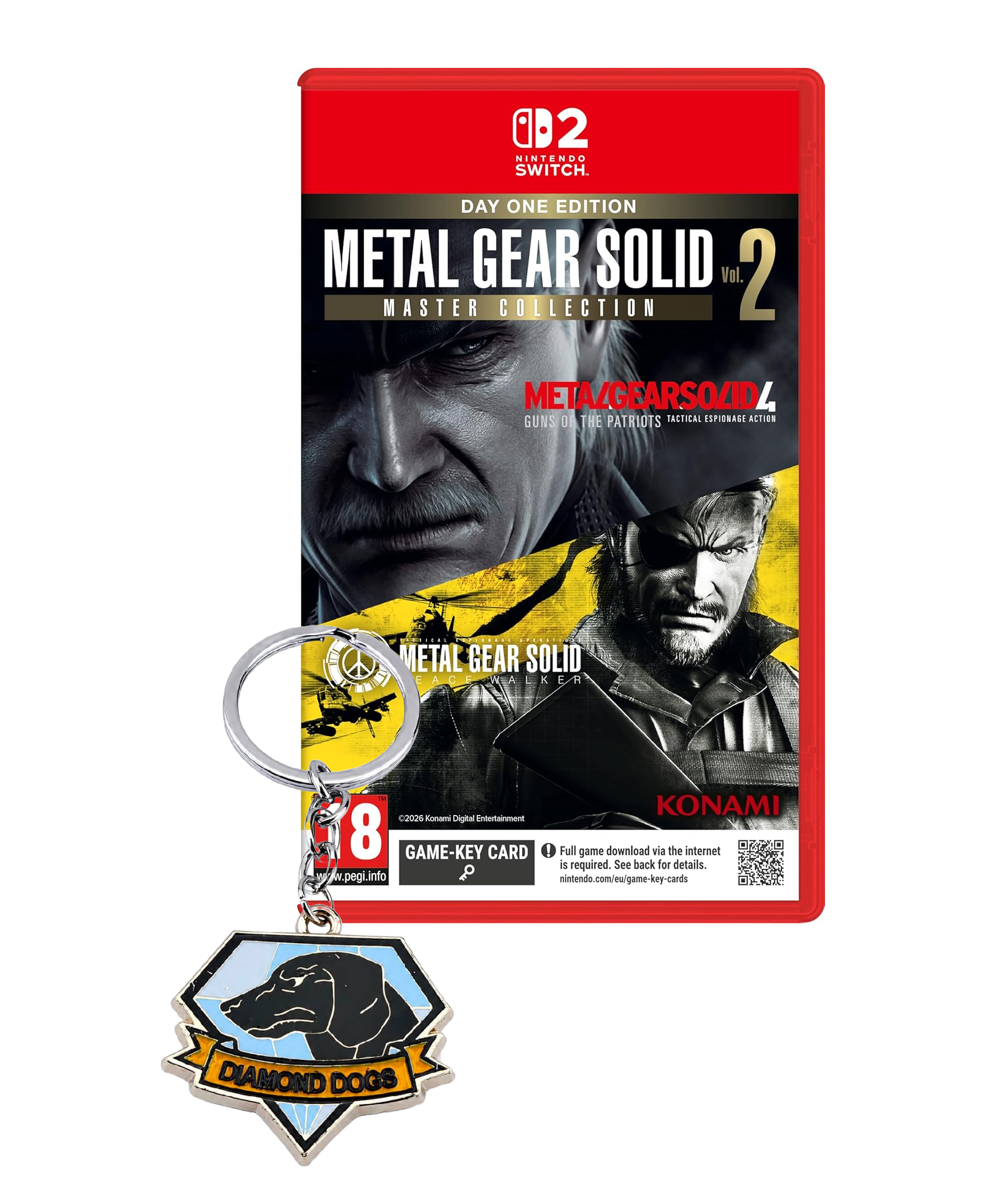 [Pre-Order] [NS2] Metal Gear Solid Master Collection Vol.2 – Day One Edition + Gift Keychain R2