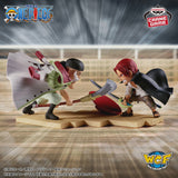 Anime One Piece World Collectable Edward Newgate VS Shanks Figure (13cm)