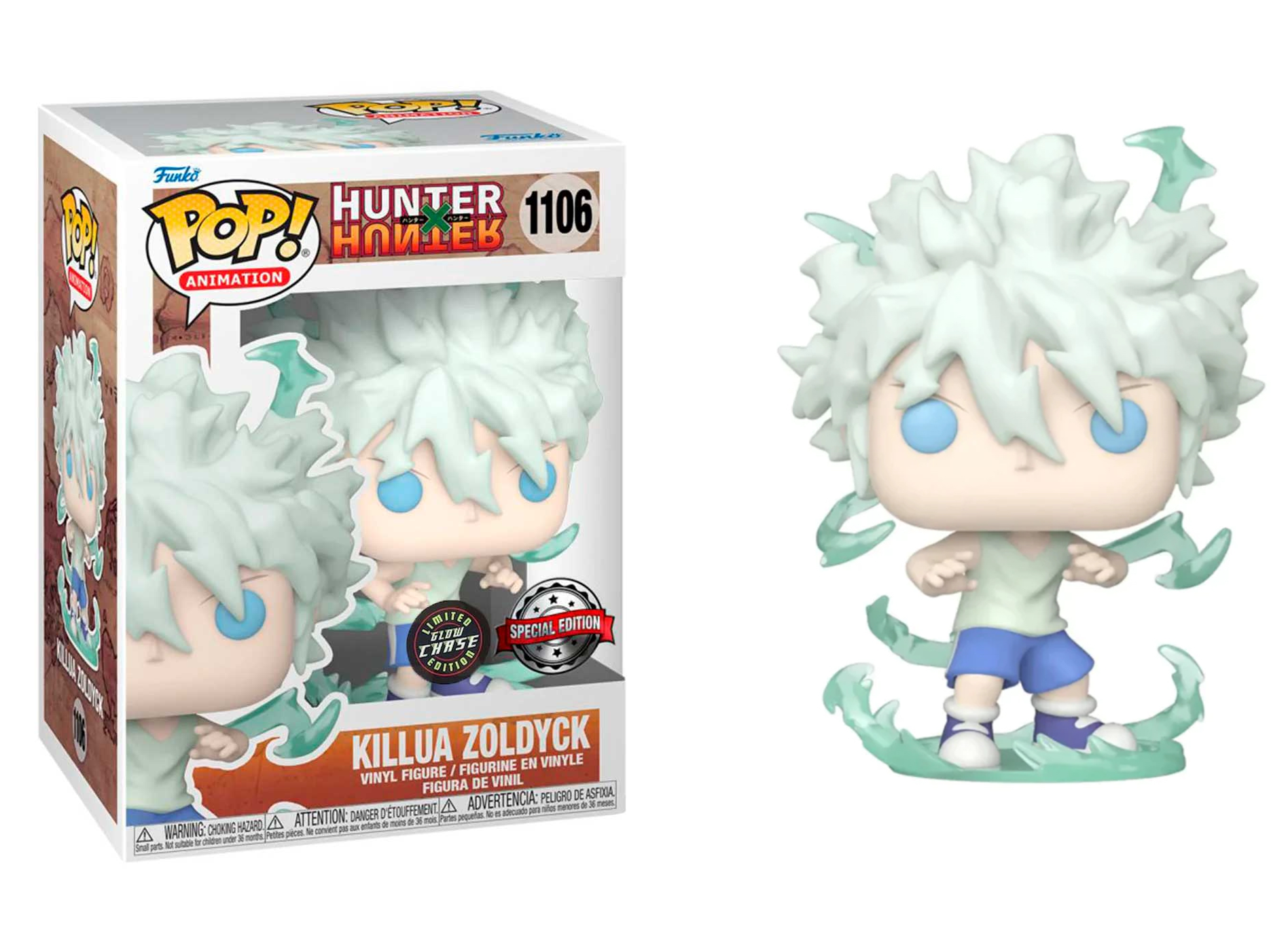 Funko Pop Anime Hunter x Hunter - Killua Zoldyck (Special Edition + Glow Chase)