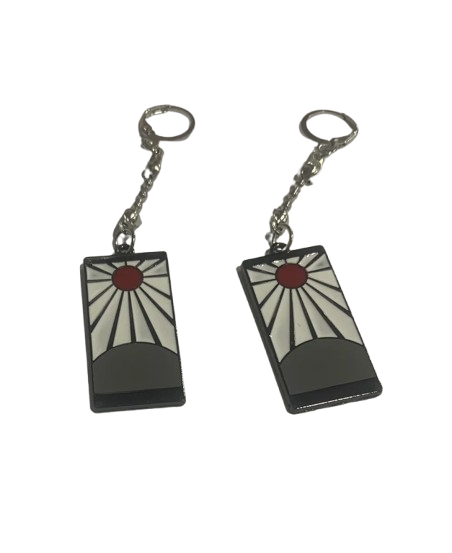 Anime Demon Slayer: Metal Keychain 2pcs/set