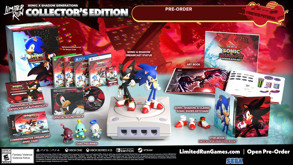 [Pre-Order] Sonic X Shadow Generations Collector's Edition R1