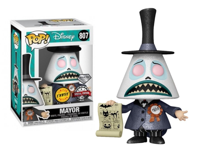 [Horror] Funko Pop Disney The Nightmare Before Christmas - Mayor (Chase Diamond + Special Edition)