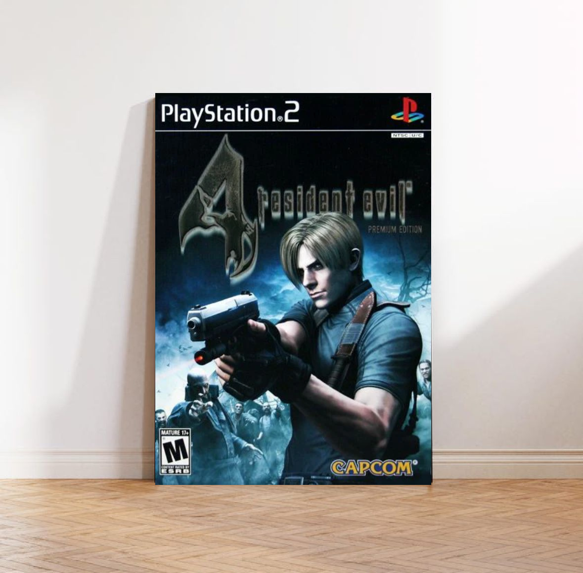 Resident Evil 4 Decorative Painting Wall Wooden Posters (27x43cm)