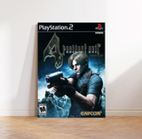 Resident Evil 4 Decorative Painting Wall Wooden Posters (27x43cm)