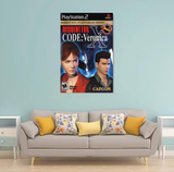 PS2 Resident Evil Code: Veronica X Decorative Painting Wall Wooden Posters (28x43cm)