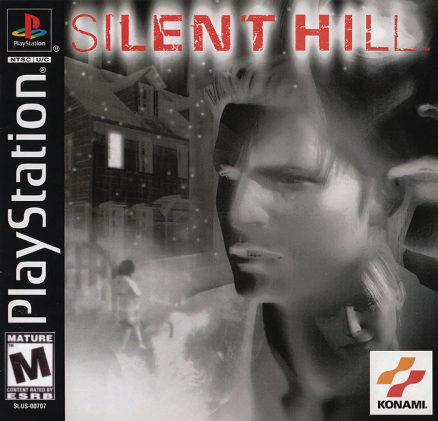 PS1 Silent Hill Decorative Painting Wall Wooden Posters (30x30cm)