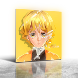 Anime Demon Slayer - Zenitsu Agatsuma Ver 2 Frameless Art Painting (30x30cm)