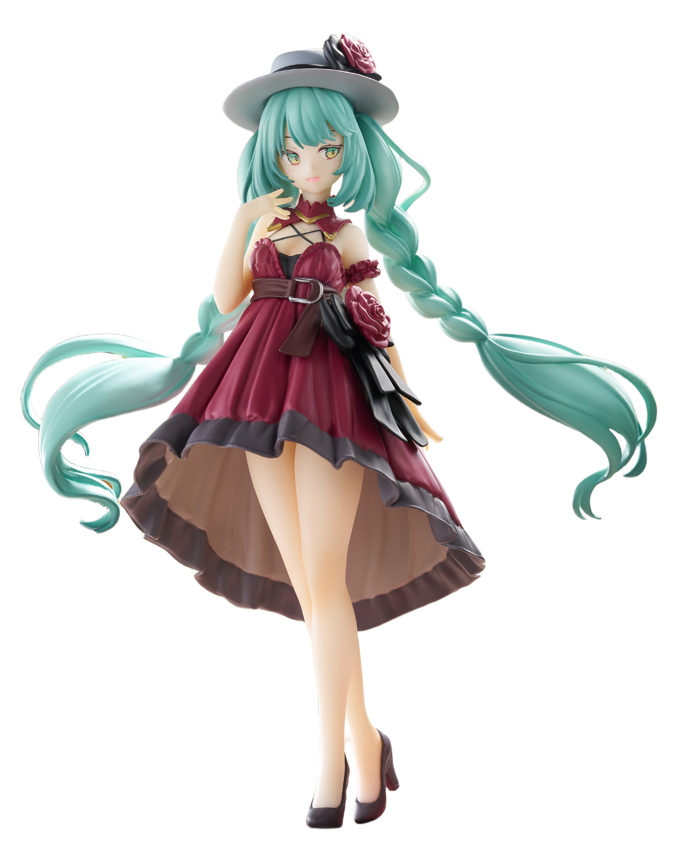 Anime Hatsune Miku Trio-Try-iT Figure Outing Dress Red Color ver (19cm)
