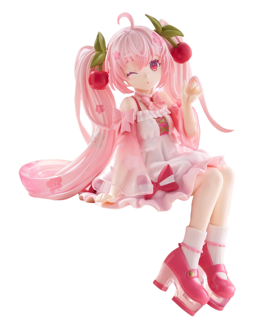 Anime Hatsune Miku: Sakura Miku 2025 - Wink Ver. Noodle Stopper Figure (14cm)