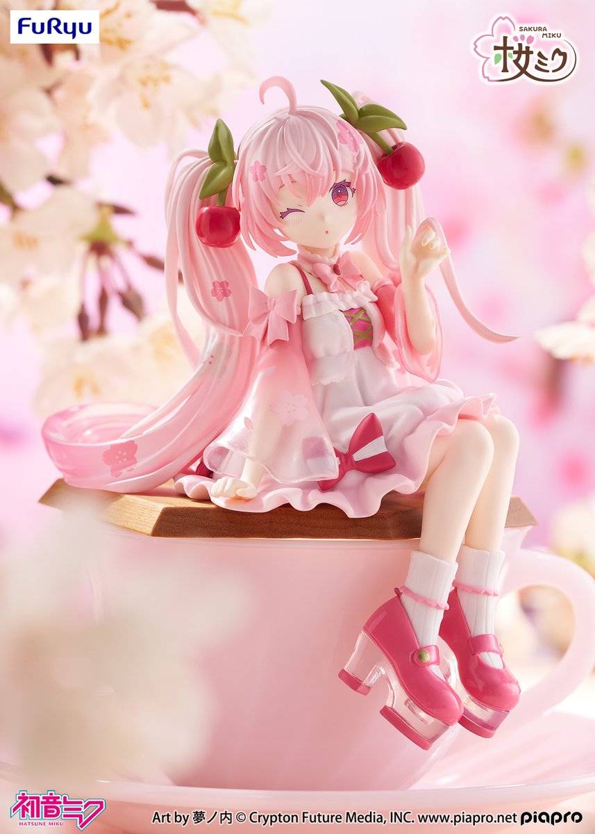 Anime Hatsune Miku: Sakura Miku 2025 - Wink Ver. Noodle Stopper Figure (14cm)