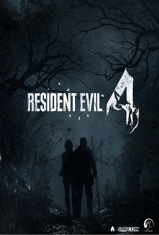 Resident Evil 4 Decorative Painting Wall Wooden Posters (28x43cm)