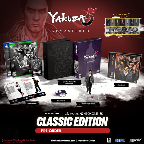 [Pre-Order] Yakuza 5 Remastered Classic Edition R1