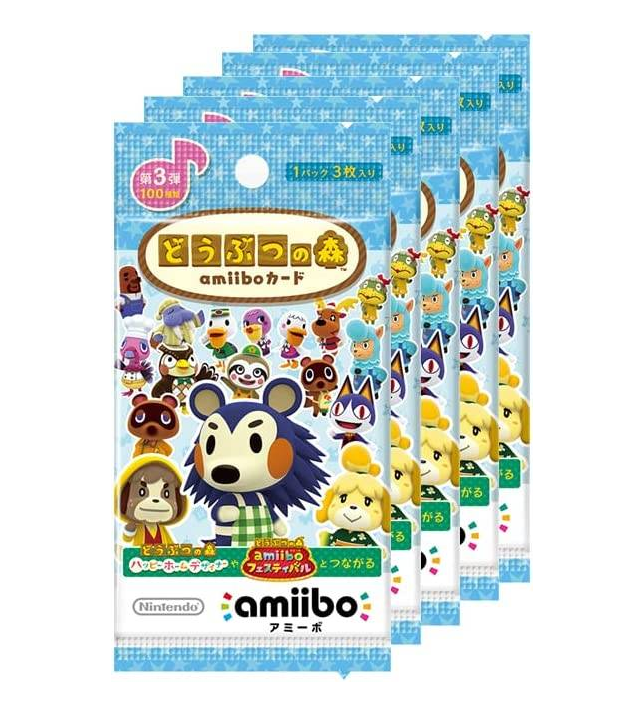 Amiibo Cards: Animal Crossing / Doubutsu No Mori - Vol.3 - (1 Pack)