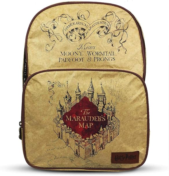 Official  Harry Potter Material Marauders Map Backpack / Bag