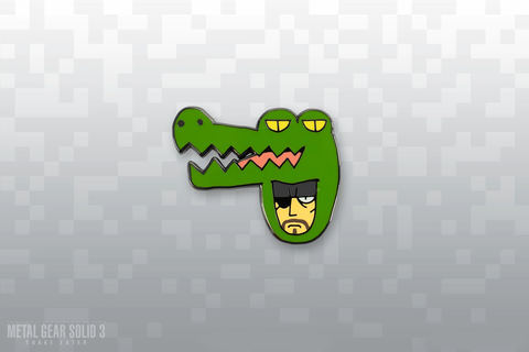 Official Metal Gear Solid 3 Snake Eater: Croc Cap Pin