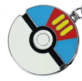 Anime Pokemon Pokeball Metal Keychain