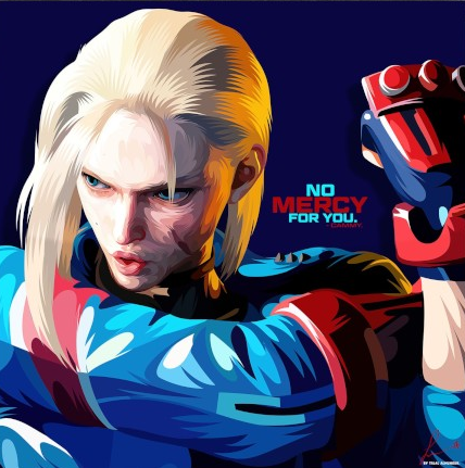 Street Fighter 6 Cammy Frameless Art Painting (30*30 cm)