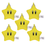 Mario Star Plush Keychain