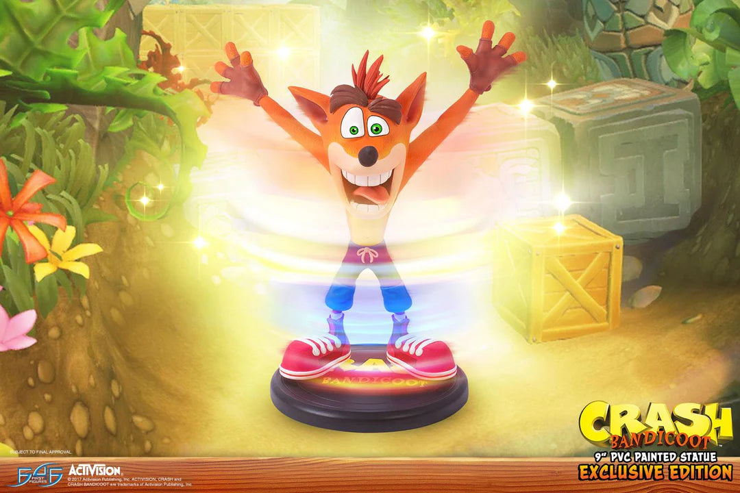 Official F4F Crash Bandicoot PVC Exclusive Edition Statue (22cm)