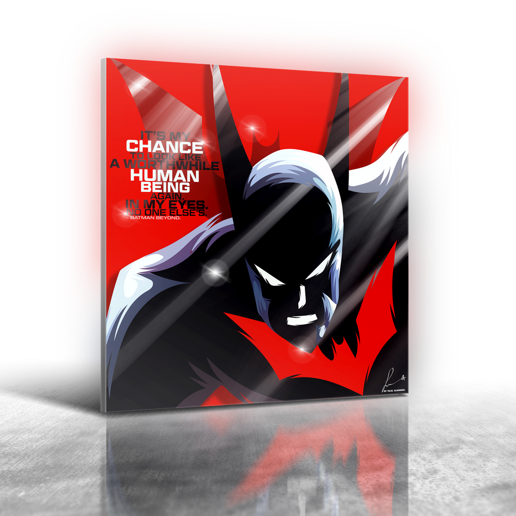 The Batman Animation - Batman Beyond Frameless Art Painting (30x30cm)