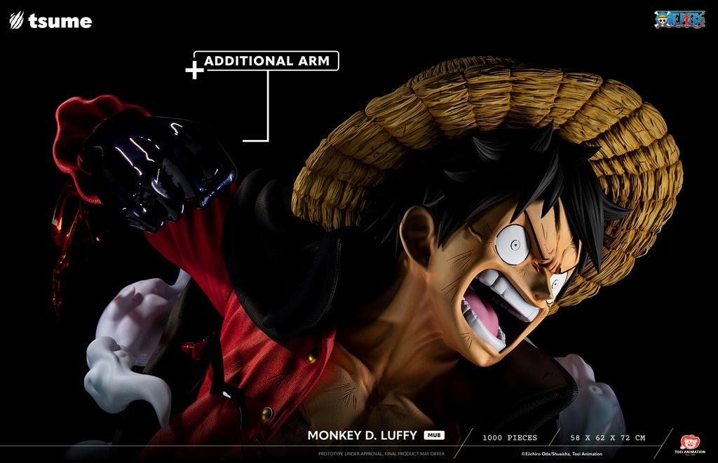 Tsume-Art Anime One Piece Monkey D. Luffy My Ultimate Bust Limited Edition 1000 Pieces Figure (72cm)