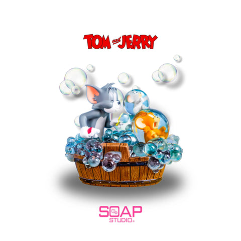 Official Soap Studio Tom & Jerry Bath Time Figure