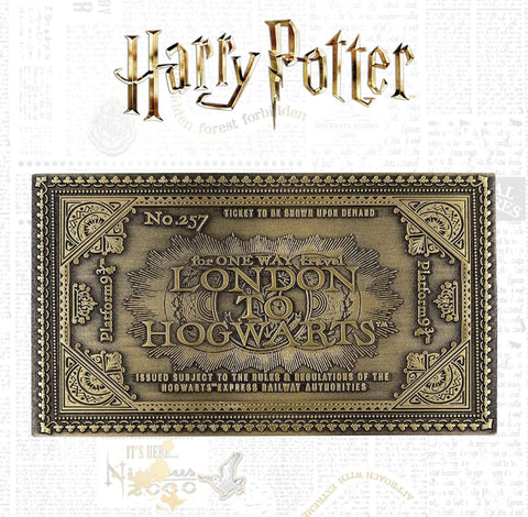 Official Harry Potter Hogwarts Train Ticket Limited Edition