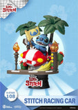 Official Beast Kingdom Disney Lilo and Stitch: Stitch in Racing Car Diorama Stage Figure