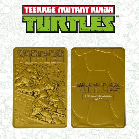 Teenage Mutant Ninja Turtles 24k Gold Limited Edition Plated Ingot