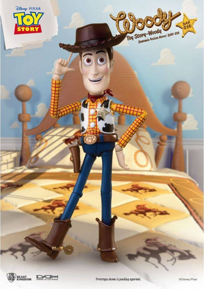 [JSM] Official Beast Kingdom Disney Toy Story: Dynamic 8ction Heroes - Woody Action Figure