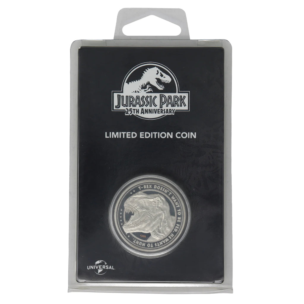 Official Jurassic Park Limited Edition Collectible Coin