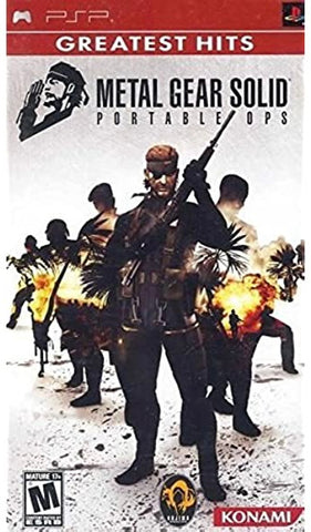 [PSP] Metal Gear Solid: Portable Ops R1 (Brand New)
