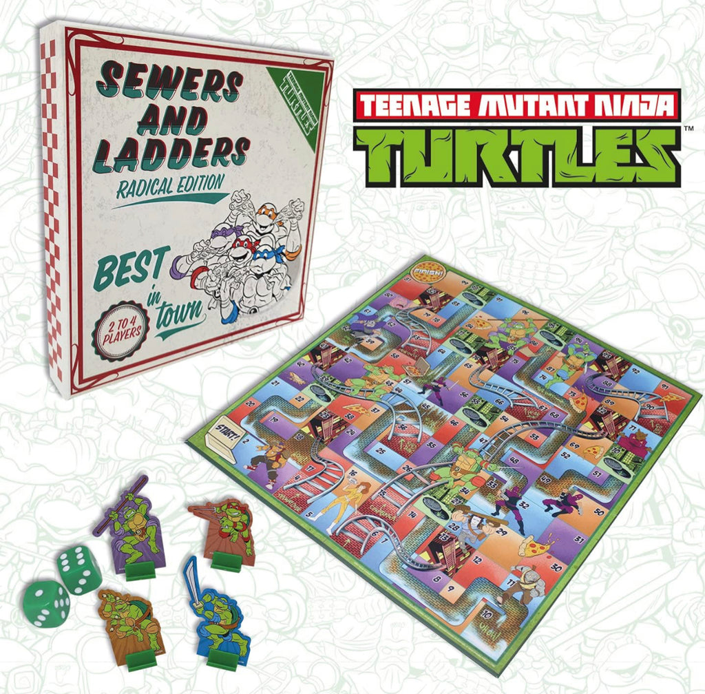 Official Teenage Mutant Ninja Turtles Sewers & Ladders board game