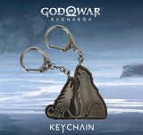 Official God of War Ragnarok Metal Keychain set