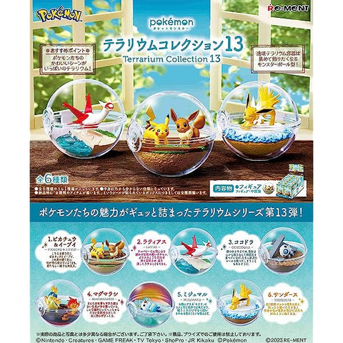 Pokemon Terrarium Collection 13 Happy Namaichi 6pcs Complete Box