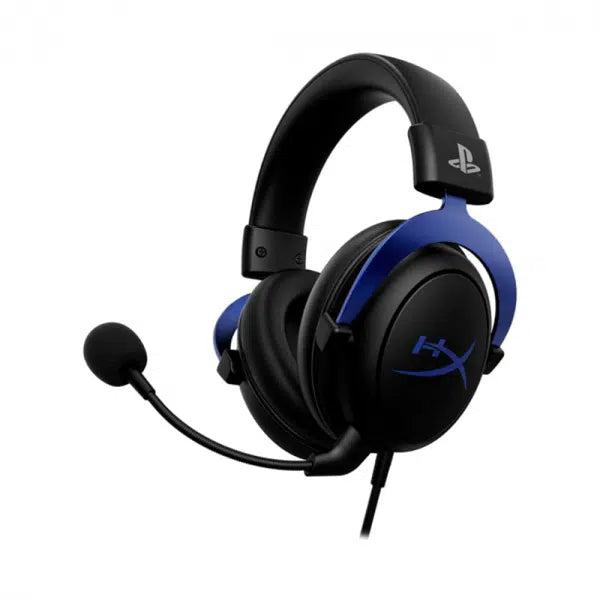 HyperX Cloud Wired Gaming Headset With Noise-Cancelling Mic For PS5/PS4 – Black/Blue