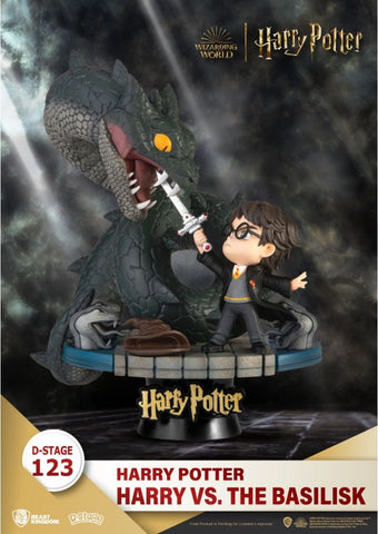 Official Beast Kingdom Harry Potter: Harry Potter vs The Basilisk Diorama Stage Figure