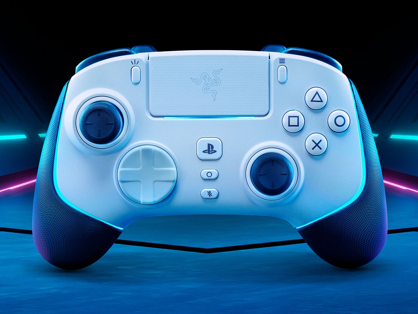Officially Licensed Playstation Controller Razer Wolverine V2 Pro (White Edition)