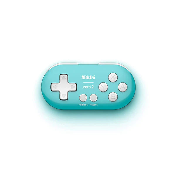 8BitDo Zero 2 Bluetooth Gamepad for Switch/Switch OLED, PC, macOS, Android, Steam Deck & Raspberry - Turquoise Edition